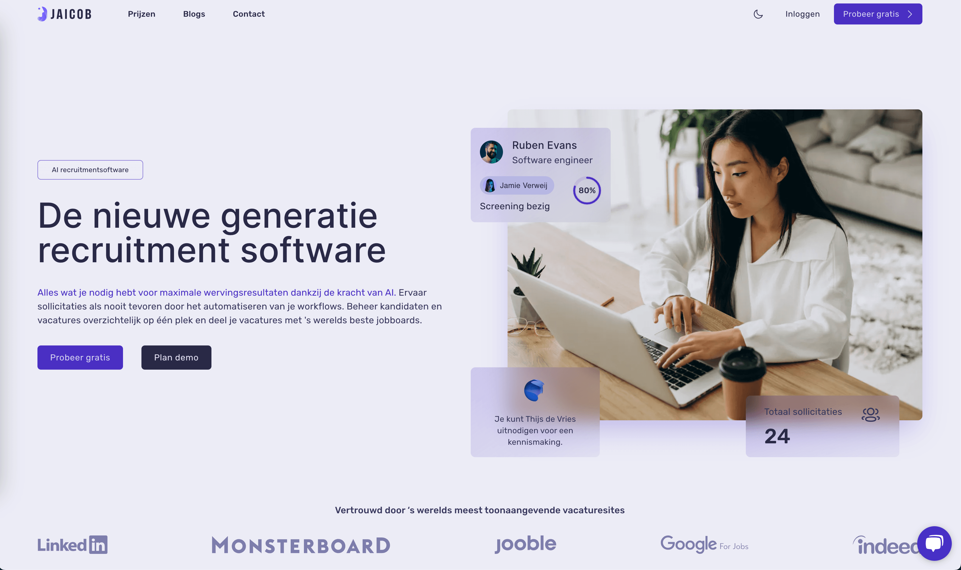 Screenshot of my demo project for a take away platform