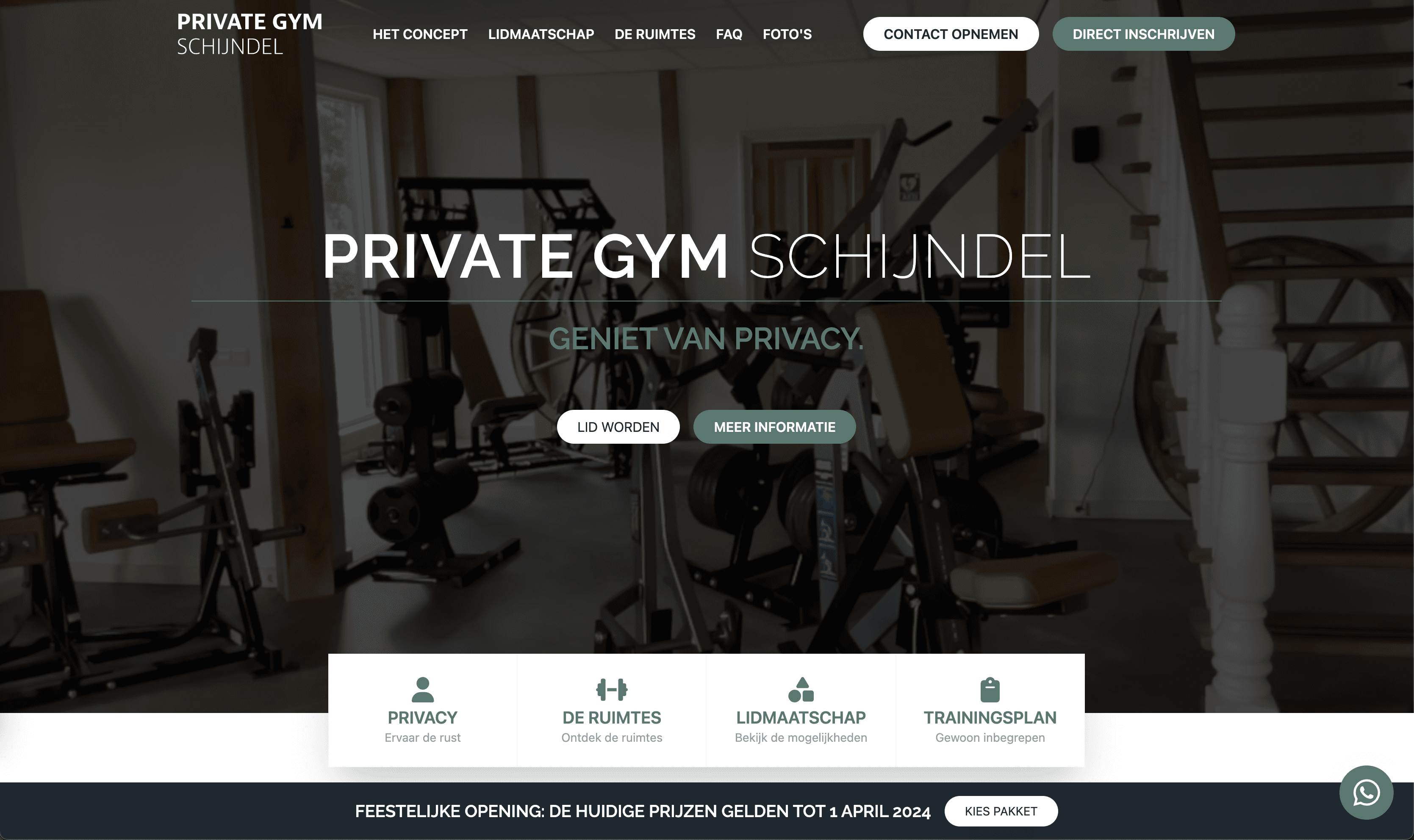 Screenshot of my demo project for a take away platform
